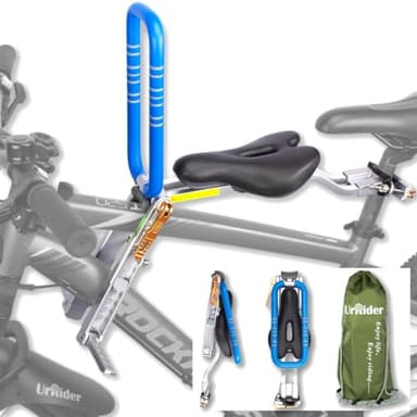 UrRider Child Bike Seat, Front Mount Kids Bike Seat, Fits Mountain Bikes, Hybrid Bikes, Portable, Tool-Free, Quick-Release, Ultra-Light, Toddler Bike Seat for Children 2-6 Years(up to 60lbs) - Image 1