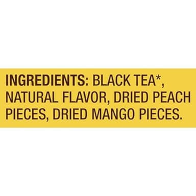 Lipton Black Tea Peach Mango, Pyramid Tea Bags, Flavored Teabags for a Refreshing Cup of Tea, 80 Total Tea Bags (20ct - Pack of 4) - Image 3