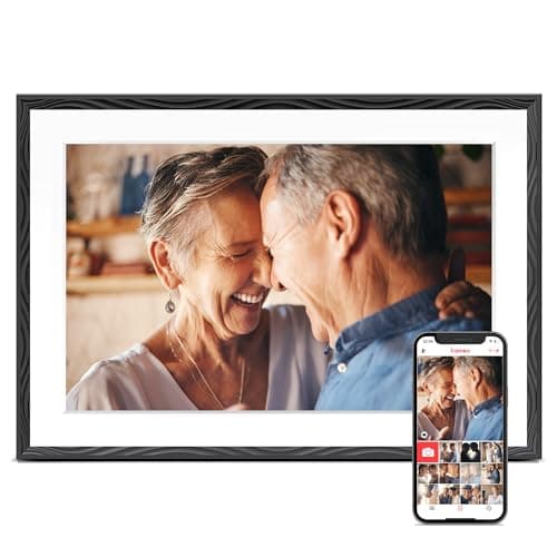 Digital Picture Frame, 10.1'' Frameo Digital Frame Wifi, 32GB Memory, 1280*800 HD Touch Screen Digital Photo Frame, Wall Mountable, Auto-Rotate, Share Instantly, Wedding, Birthday Gifts for Women, Mom - Image 1