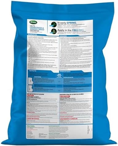 Scotts Halts Crabgrass and Grassy Weed Preventer, Crabgrass Preventer, Pre Emergent Weed Control for Lawns, Prevents Chickweed & More, Treats up to 5,000 sq. ft., 10.06 lb - Image 5