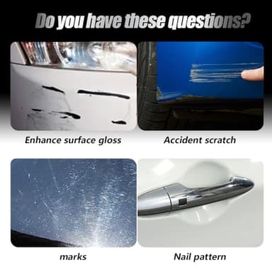 Teamoda Car Scratch Remover for Deep Scratches, Wax Scratch Remover, Paint Scratch Repair Kit with Wipe and Sponge - Image 7