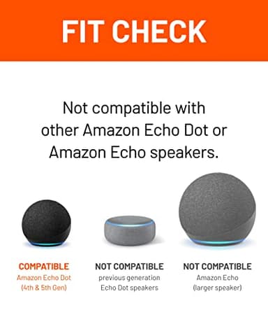 Made For Amazon Outlet Hanger, for Echo Dot (5th generation). Not compatible with Echo Dot Clock. - Image 2