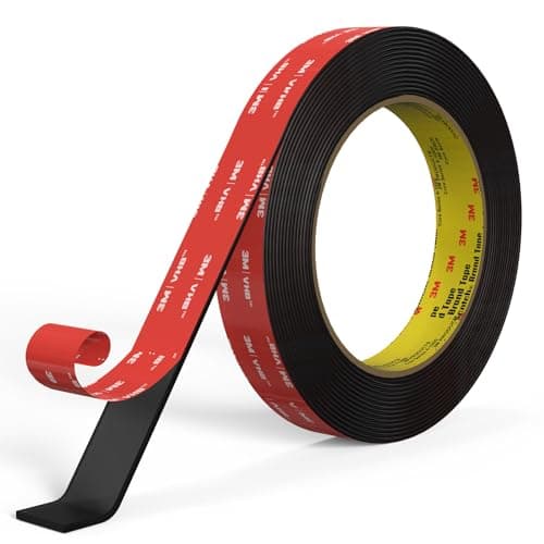 3M Double Sided Tape Heavy Duty 10FT,Double Sided mounting Tape for Walls,3M vhb Strong Double Sided Tape Heavy Duty for Car, LED Strip Light, Home/Office Decor - Image 1