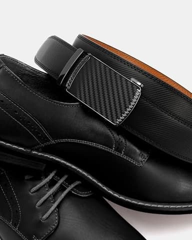 CHAOREN Mens Belt Leather Ratchet Belt - Customizable Fit, Effortless Style - Image 5