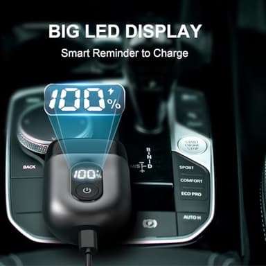 Fangaci Electric Foil Shavers for Men: Mini Electric Razor with Big LED Display & 3 Floating Blades - IPX7 Waterproof Wet Dry Face Razor, USB Type C - Image 2