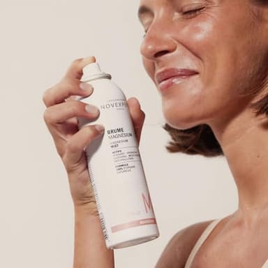Novexpert Magnesium Mist - Hydrating Facial Spray Treatment - Soothing and Refreshing Spritz of Moisture for Face - Revitalize Your Skin in Seconds - Protective Formula for All Day Comfort - 5 Oz - Image 4