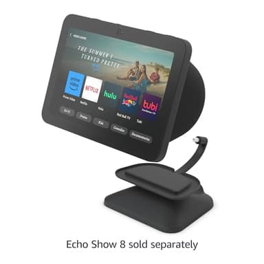 Echo Show 8 (3rd Gen) Adjustable Stand with USB-C Charging Port | Charcoal - Image 6