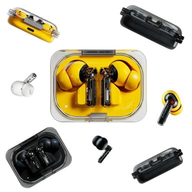 Nothing Ear (a) Wireless Earbuds with ChatGPT Integration, 45dB Hybrid Noise Cancelling Earbuds, Hi-Res Audio, Advanced Equaliser, Dual Connect,6 Mics,42.5H Playtime Ear buds Wireless Bluetooth Yellow - Image 3