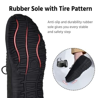 MIXIN Mens Slippers Indoor Outdoor Memory Foam House Shoes Anti-Slip Moccasins Slippers for Men - Image 5