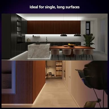 Philips Hue Indoor 10 Ft Smart LED Solo lightstrip Base Kit - 1 Pack - Control with Hue App - Compatible with Alexa, Google Assistant and Apple HomeKit - Image 5