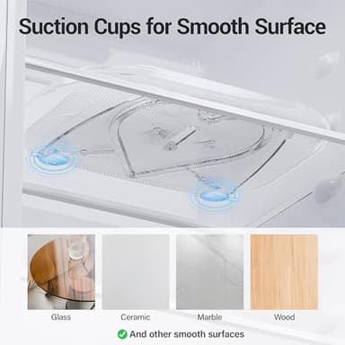 LAMU Lazy Susan Organizer 14.56''x11'' for Refrigerator Organizers and Storage Fridge Organization, Turntable Condiment Organizer for Kitchen, Table Top, Cabinet, Pantry, Countertop, 1 Pack - Image 6