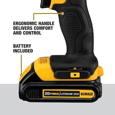 DEWALT 20V Max Cordless Drill/Driver Kit, 2 Batteries and Charger Included (DCD771C2) - Image 4
