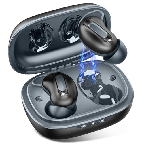 Sleep Earbuds, Mini ANC Wireless Earbuds Bluetooth 5.4 Headphones Deep Bass Stereo, 48H Playtime Ear Buds, 4 ENC Noise Cancelling Mic, In Ear IP7 Waterproof Earphones for Side Sleepers,Touch Control - Image 1