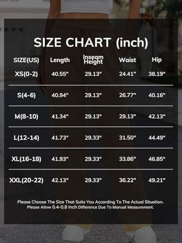 ATHMILE Women’s Fleece Lined Sweatpants Baggy Workout Lounge Pants Drawstring Workout Casual Aesthtic Fall Clothes 2025 Grey - Image 6