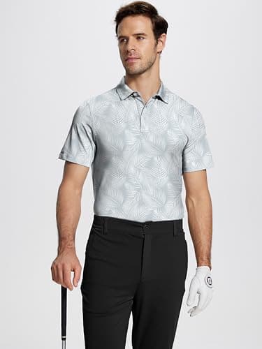 ISEEGZ Mens Golf Shirts Short Sleeve Funny Print Golf Polo Shirts for Men Lightweight Dry Fit Quick Dry Collared Golf Polos - Image 4