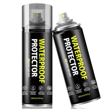 PETZANA Shoe Protector Spray: Rain Stain Dirt Waterproof Shoe Spray, Nano Protection for Sneaker Suede Leather Canva Boot Hat 9.5Oz - Image 1