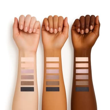 SUSIKEKI 6 Colors Mini Eyeshadow Makeup Palette Neutral Nude Smoky Eye Shadow Taupe & Brown Matte Make Up Pallet with Mirror Highly Pigmented Long Lasting Waterproof Travel Size Gift Kit 01 - Image 2