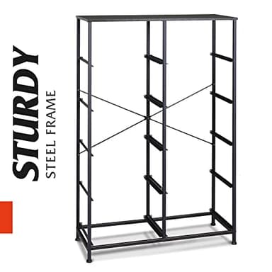 WLIVE Tall Black Dresser for Bedroom with 10 Drawers, Chest of Drawers, Dressers Bedroom Furniture, Storage Organizer Unit with Fabric Bins for Closet, Hallway, Living Room, Entryway - Image 7