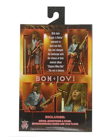 NECA - 7″ Scale Action Figure – Ultimate Slippery When Wet Bon Jovi - Image 2
