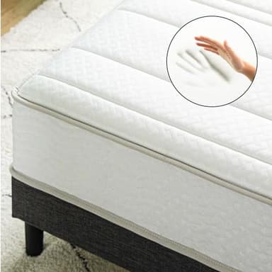 ZINUS 10 Inch Foam and Spring Hybrid Mattress [New Version], Full, Fiberglass Free, Medium Firmness, Durable Support, Certified Safe Foams & Fabric, Mattress in A Box - Image 9