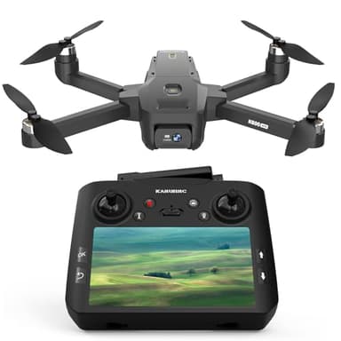 GPS Drone with Camera 4.5" LCD Screen Remote Control, FPV Drones with Professional with Auto Return Follow Me for Adult Beginner, GPS Brushless Drone Long Range Circle Fly,Carrying Case,32G SD Card - Image 1