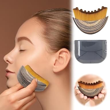 Lymphatic Contour Face Brush, Dry Brushing Face Brush, Lymphatic Drainage Massager for Face, Chin & Jawline Sculpting, Ergonomically Designed to Fit The Skin Precisely Relieve Fatigue - Image 5