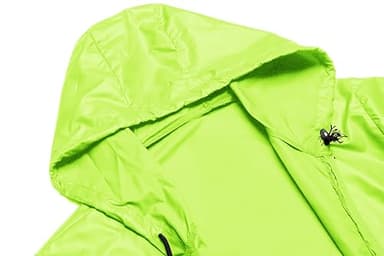 COOFANDY Men's Lightweight Cycling Rain Jacket with Hood Waterproof Foldable Pouch - Image 5