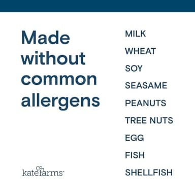 KATE FARMS Organic 1.4 High Calorie Nutrition Shake, Vanilla, 20g Protein, 27 Vitamins and Minerals, Meal Replacement, 11 oz (6 Pack) - Image 6