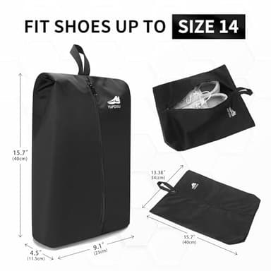 Yupoxiu Smell Proof Cleat Bag - Odor Absorbing, Water-Resistant & Lightweight Shoe Organizer for Soccer, Golf, Gym & Travel - Image 4