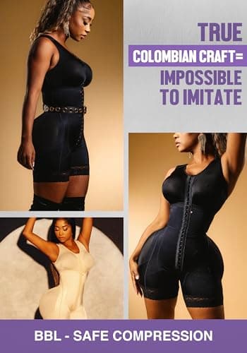 Snatched Body Stage 2 Faja with Bra | Best Body Faja Post-Op & Everyday Shapewear | Fajas Colombianas Moldeadoras Black M - Image 3