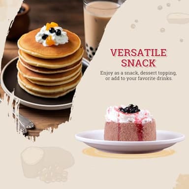 52USA Boba Tapioca Pearl, Black Sugar Flavor, Fresh Bubble Tea Pearl, 8.8 Oz (250 g), Black Tapioca Pearl For Bubble Tea, Ready in 5 Minutes (Pack of 1) - Image 6