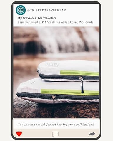 Compression Packing Cubes 6 Piece Set for Travel - Lightweight, Durable Clothes Organizer for Carry-On Luggage and Backpacks by TRIPPED Travel Gear (White and Green) - Image 9