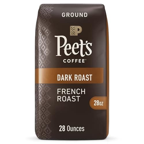 Peet's Coffee, Dark Roast Ground Coffee - French Roast 28 Ounce Bag - Image 1