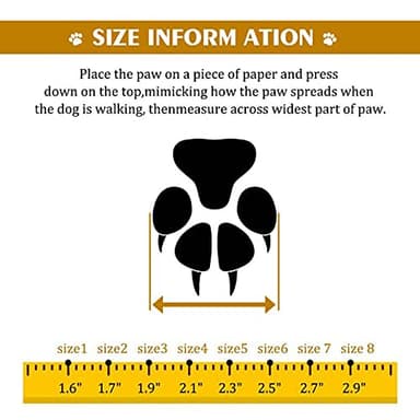 XSY&G Dog Boots,Waterproof Dog Shoes,Dog Booties with Reflective Rugged Anti-Slip Sole and Skid-Proof,Outdoor Dog Shoes for Medium Dogs 4Pcs-Size 1 - Image 2