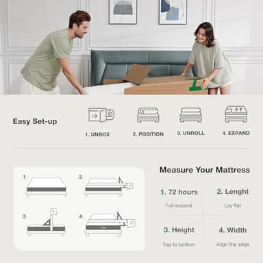 Novilla 8 Inch Twin Mattress, Double Side Twin Foam Mattress in a Box with Breathable Cooling Cover for Pressure Relief,Flippable Mattresses with Air Zone,CertiPUR-US Certified - Image 6