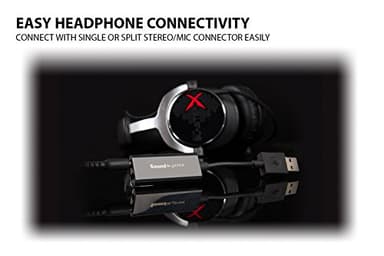 Creative Labs Sound Blaster Play! 3 External USB Sound Adapter for Windows and Mac. Plug and Play (No Drivers Required). Upgrade to 24-Bit 96Khz Playback - Image 4