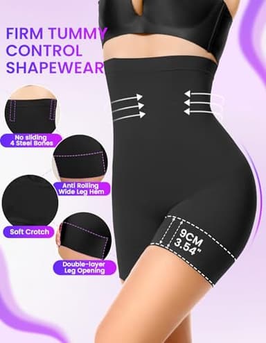 SIMIYA Shapewear Girdle Short for Under Dresses - Image 3