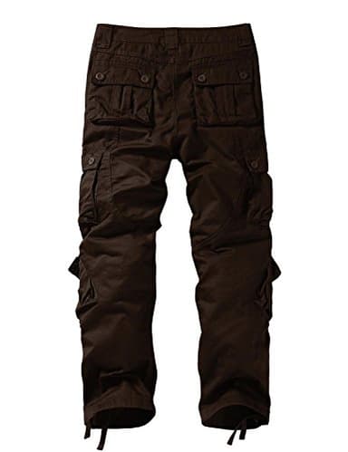 Match Men's Wild Cargo Pants(Brown,32) - Image 4