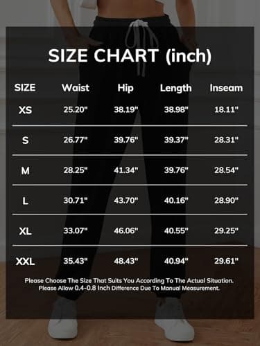ATHMILE Baggy Sweatpants for Women with Pockets-Lounge Womens Pajams Pants-Womens Running Joggers for Yoga Workout - Image 6