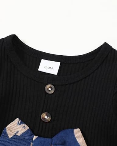 Baby Girl Clothes 6-9 Months 9-12 Month Girl Clothes Infant Girls Winter Dress Fall Spring Ribbed Ruffle Long Sleeve Blue Heart Dresses for Girls - Image 4