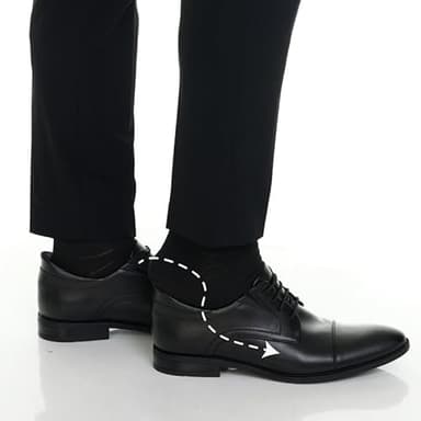 Marc Joseph New York Mens Hands Free Slip On Business Formal Classic Captoe Oxfords Dress Shoes for Men Black 10.5 - Image 6