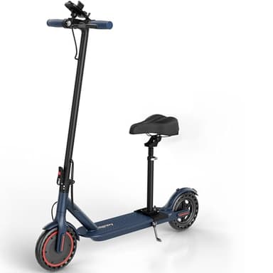 Electric Scooter for Adults with Seat, 350W Folding Lightweight Commuter E Scooter, 8.5" Solid Tires, 16 MPH, 21 Mile Range, Dual Brake, Cruise Control, APP Control for Teens, Phone Holder - Image 9