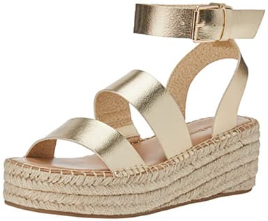 The Drop Women's Listilla Espadrille Wedge Sandal, Gold, 9 - Image 1