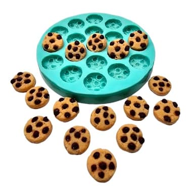 Mini Chocolate Chips Mold, cookie silicone mold Soap Candle Mold for Wax Mold for Resin NS033 - Image 4