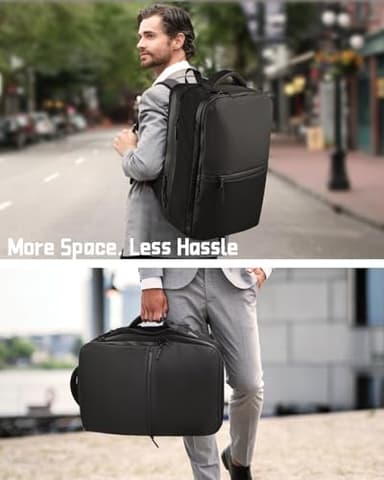 Zurligi Vacuum Backpack Travel - Extra Large 70 Expandable Airback Vacuum Seal Compression Backpack with Pump, Vacpack, Water Resistant, TSA Lock, for Hiking, Camping, Outdoor, Business - Image 2