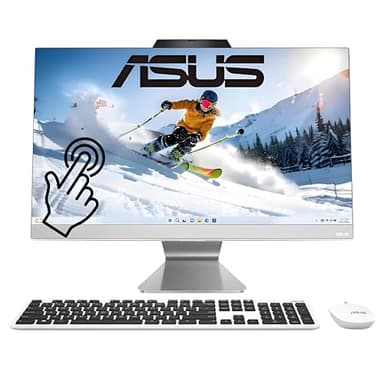 ASUS 2025 All-in-One Desktop, 23.8" FHD Touchscreen, Intel Core i5-1235U(Beats Ryzen 7 5700U), 32GB RAM, 512GB SSD, Intel UHD Graphics, Wi-Fi 6, 720p Camera, HDMI, Keyboard & Mouse, Windows 11 Home - Image 1