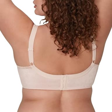 Playtex womens Secrets Love My Curves Signature Floral Underwire Full Coverage Us4422 bras, Sandshell, 38D US - Image 2