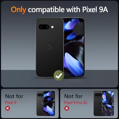 LATVIN Phone Cover for Google Pixel 9a Case | with 1 Screen Protector, Compatible with MagSafe, Magnetic, Military Grade Protection, Translucent Matte Frosted Back, Lavender Purple - Image 8