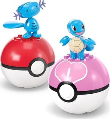 MEGA Pokémon Action Figure Building Toys Set, Water-Type Trainer Team with 79 Pieces, 2 Inches Tall, for Kids - Image 6
