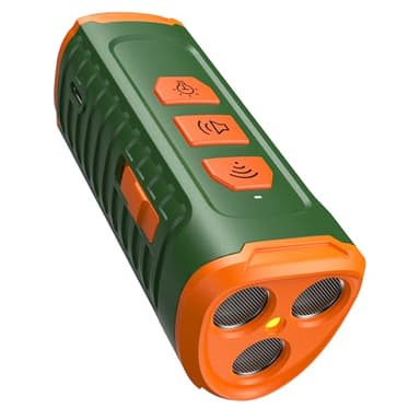 Dog Bark Deterrent Device, Anti Barking Device for Dogs 3X Ultrasonic to Stop Barking Neighbors Dog| 50ft Range, 5 Adjustable Modes, Flashlight & Beep | Safe & Effective for Small, Medium & Large Dogs - Image 1